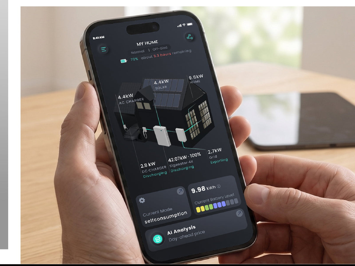 mySigen App auf dem Smartphone