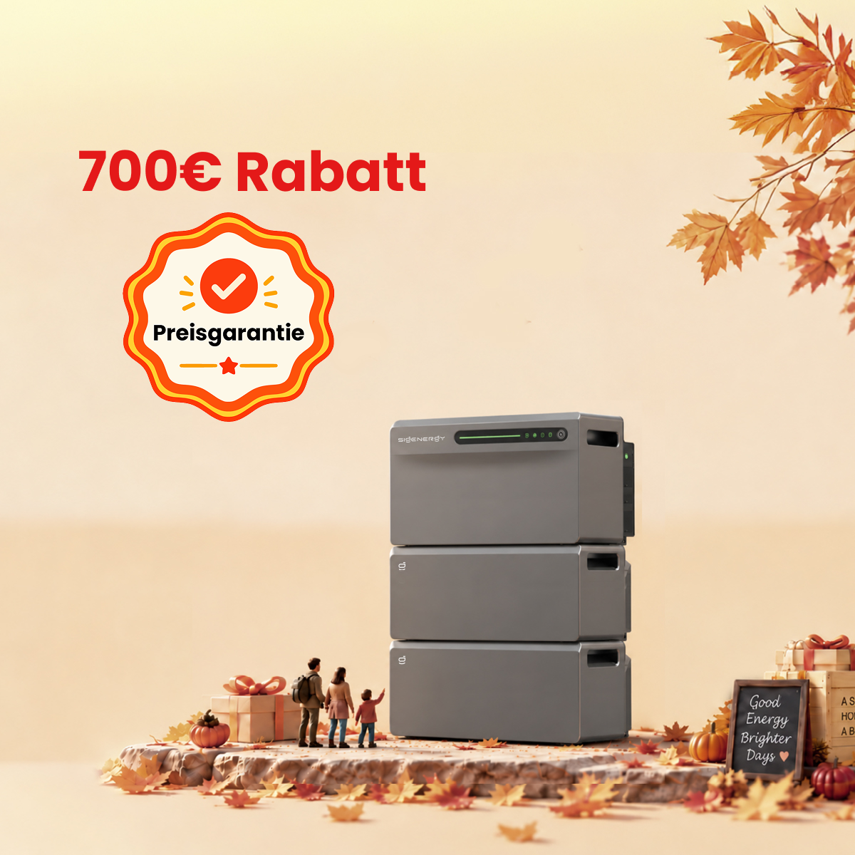 SigenMate 2700 Ultra mit Erweiterungsakku