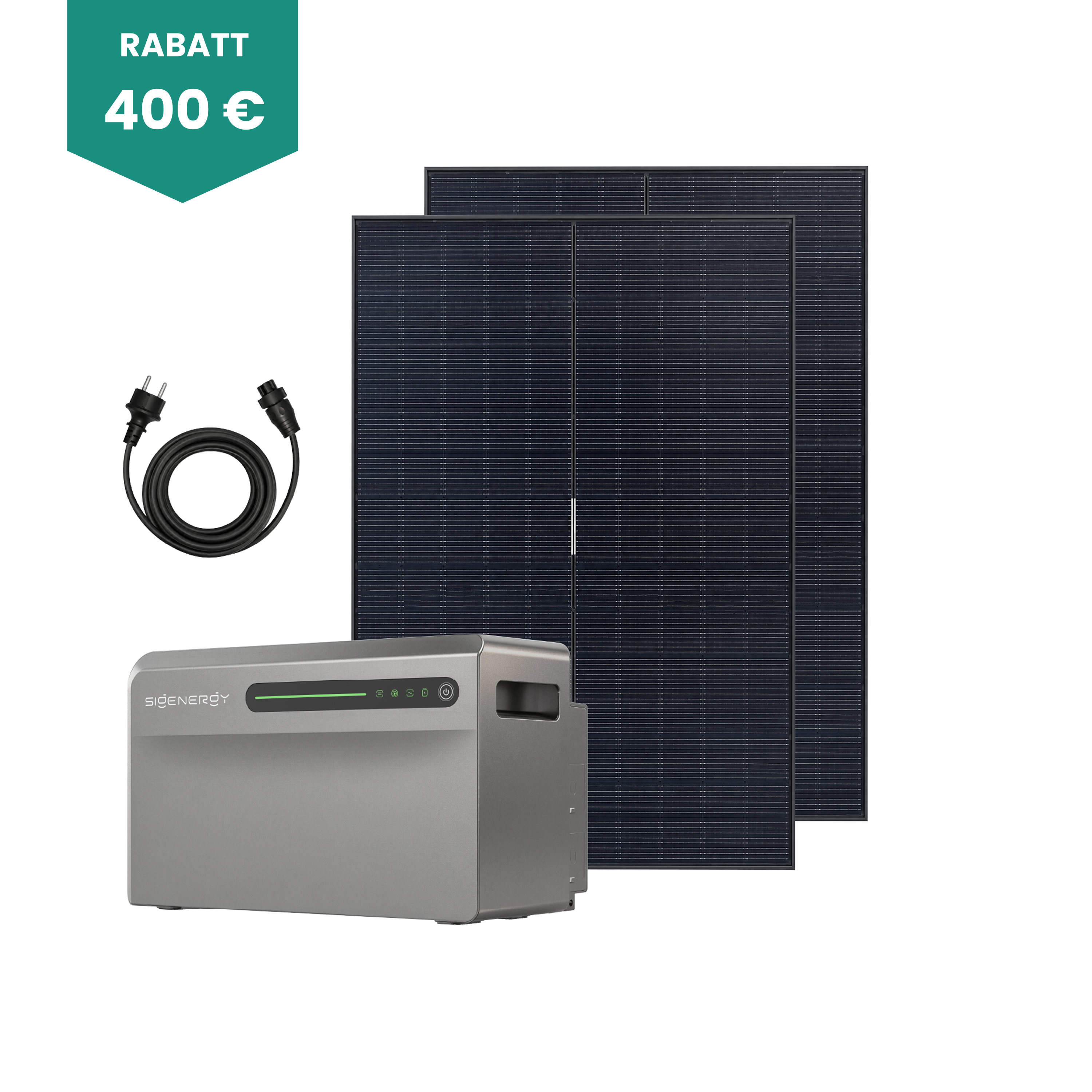 SigenMate 2700 Ultra mit PV-Panels