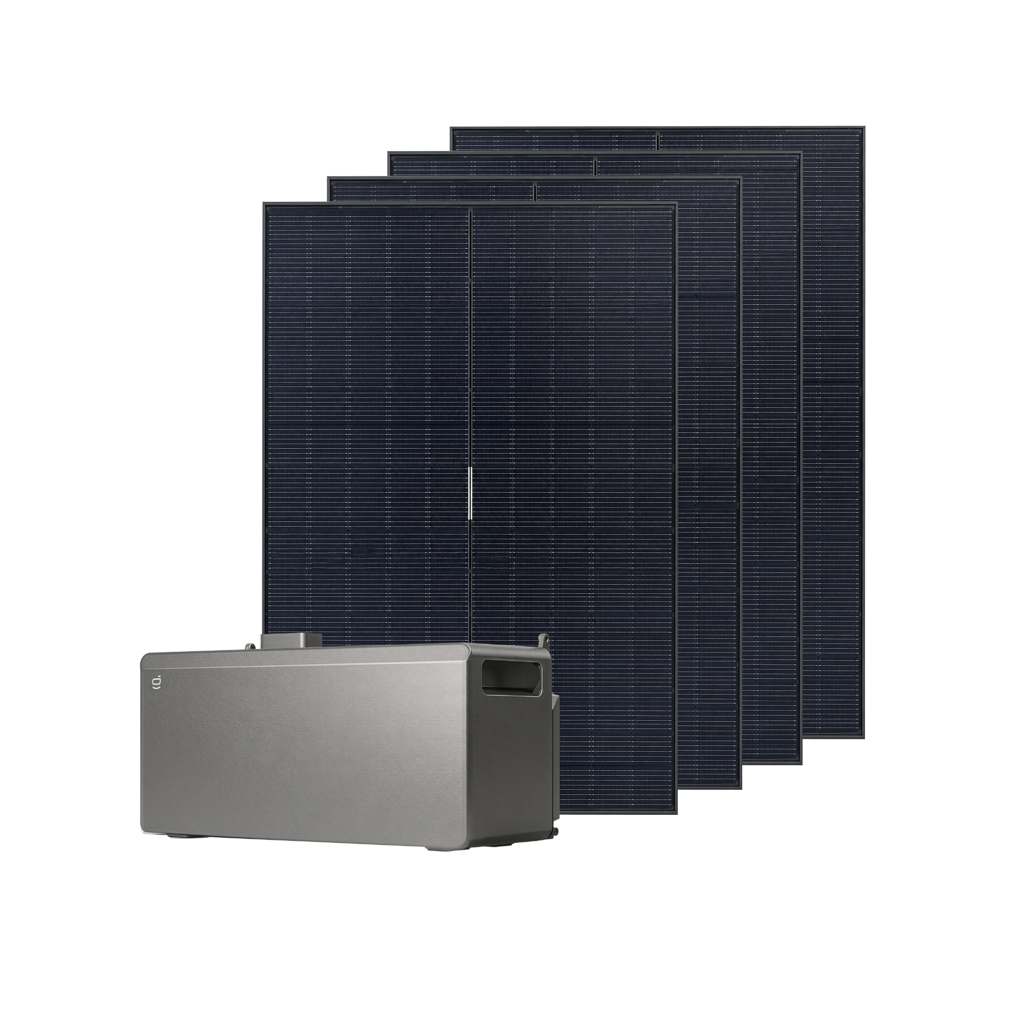 SigenMate BAT 2700 Erweiterungsakku mit vier bifazialen PV-Modulen